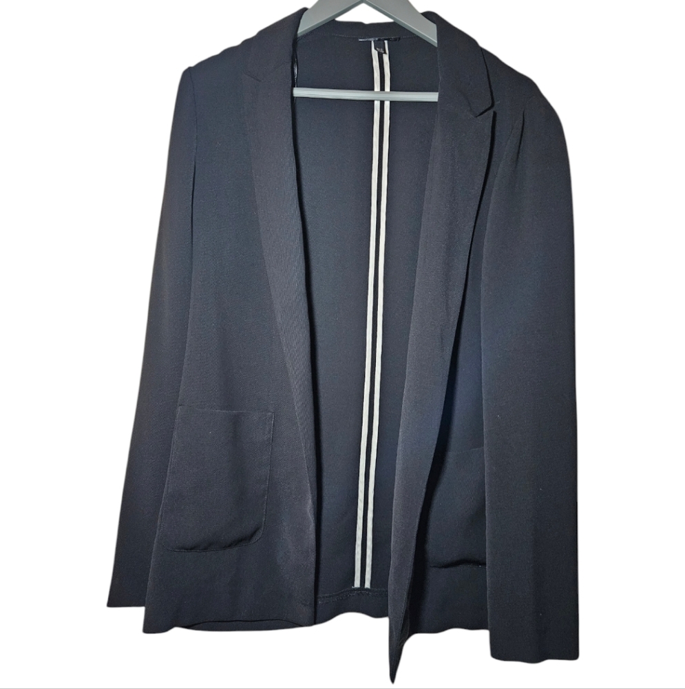 Top Shop Black Open Blazer